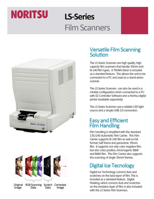 Introduction to our Noritsu Scanning System - LS600 (35mm) and S-2S(120) - Irohas Photo