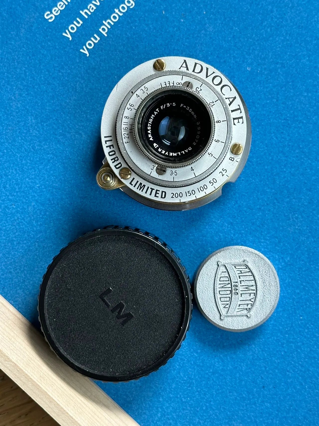 Ilford Advocate Lens - Leica M Mount Range Finder Coupled