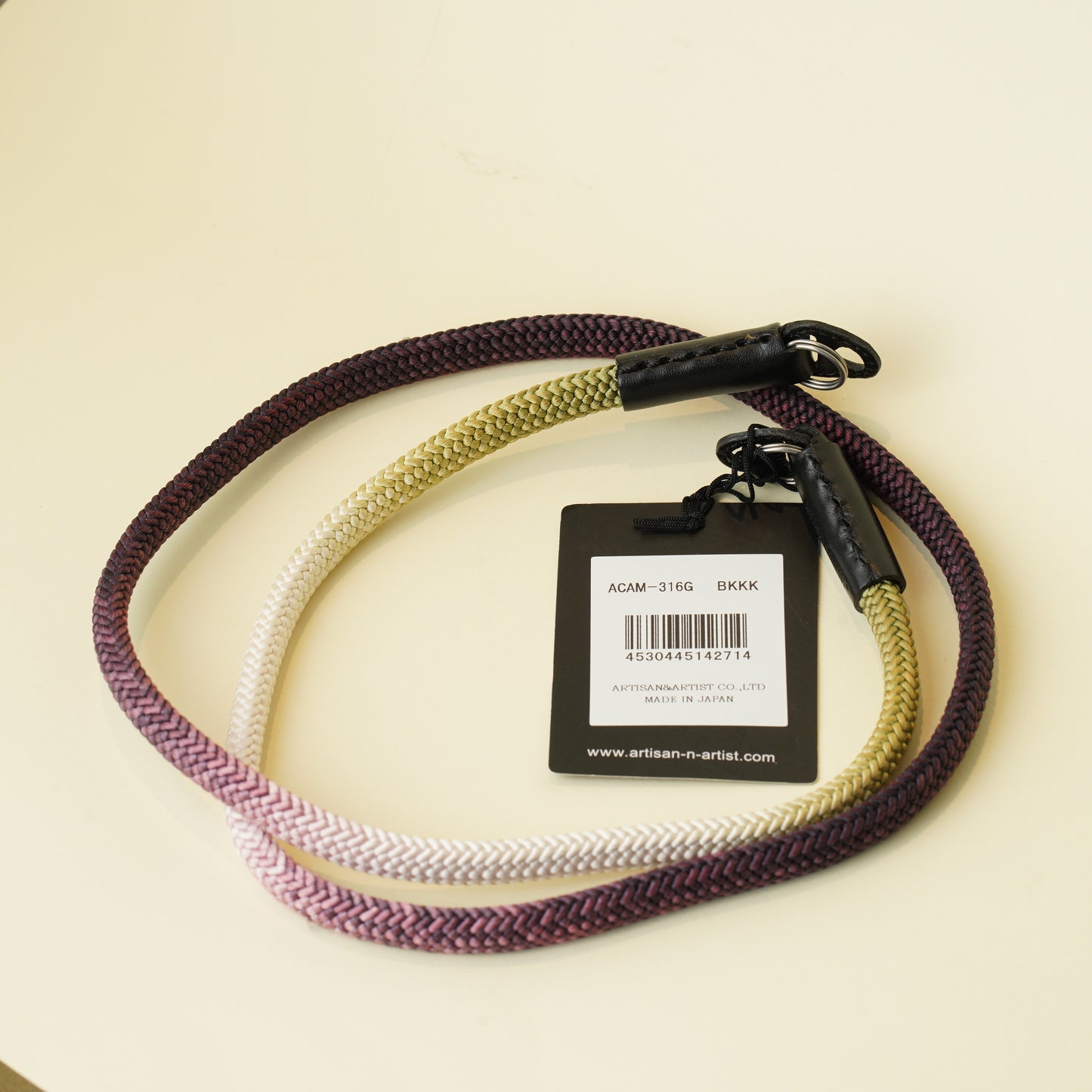 Artisan & Artist ACAM-316G Graduated-Color Silk Cord Camera Strap