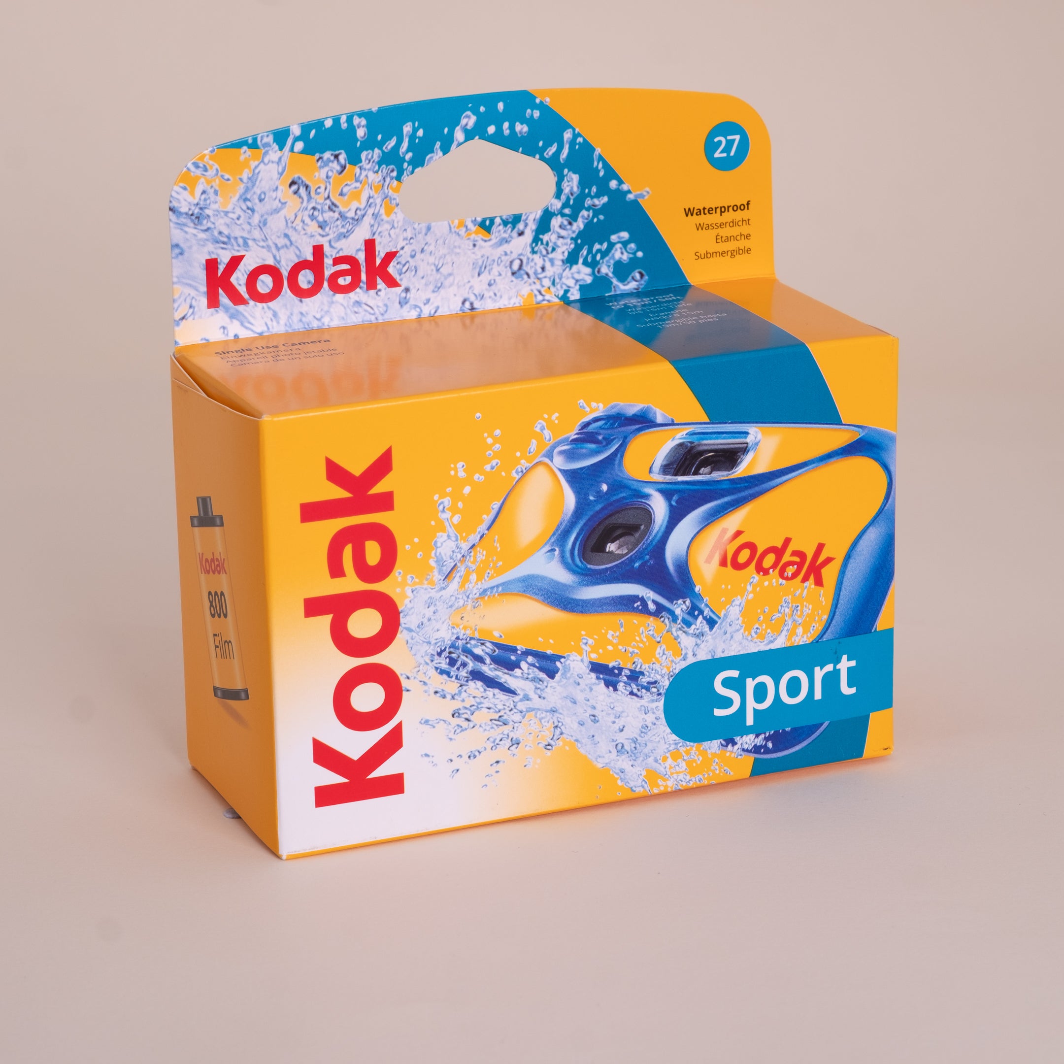 Kodak One Time Use Cameras Water & Sport 27 Exposure