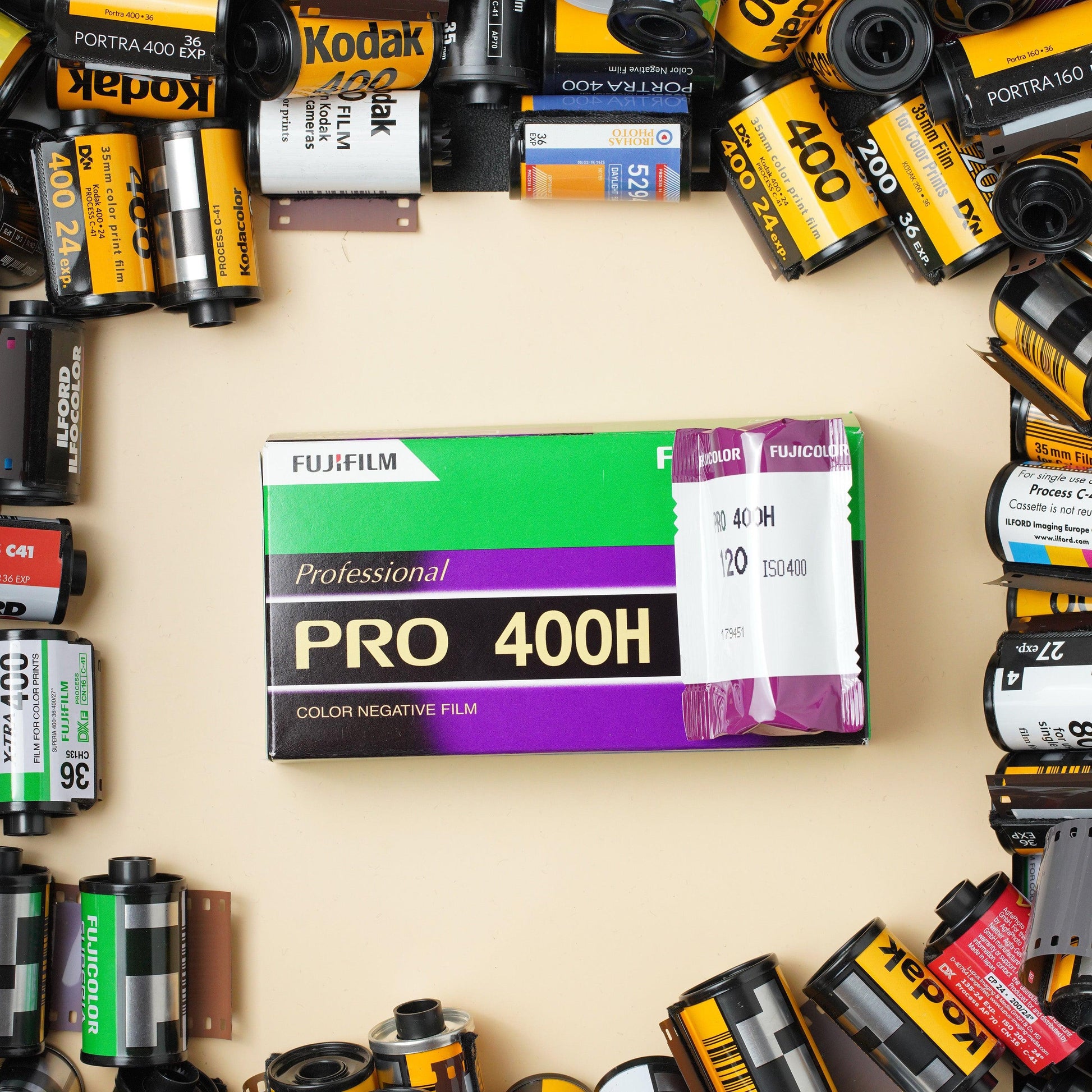 Fujifilm Pro 400H 120 Medium Format Professional Color Film - Irohas Photo